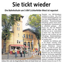 Berliner Abendblatt  13.10.2012