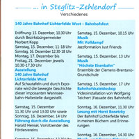 Kulturkalender Steglitz-Zehlendorf  Dezember 2012