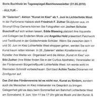 Tagesspiegel Bezirksnewsletter vom 31.05.2018