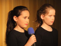 100 Jahre Johanneskirche -  Schulrevue der Clemens-Brentano-Grundschule am 25. Mrz 2015 im Kulturbahnhof 