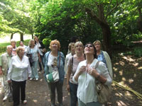 Fhrung fr die Ehrenamtlichen im Botanischen Garten am 08.07.2015