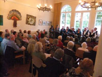 Klezmer mit Gofenberg-Chor im ausverkauften Kulturbahnhof am 20.09.2015