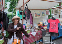 Groer Bahnhof beim Sommerfest (Kunst & Krempel) am 18. Juni 2016 (Foto: Gottfried Schenk)