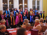 Gospel Motion, der Chor der Dorfkirchengemeinde Lankwitz am 28.11.2018 (Leitung: Dr. Antje Ruhbaum)