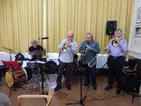 Sir Gusche Jazzband beim Dixieland-Nachmittag am 06.02.2019