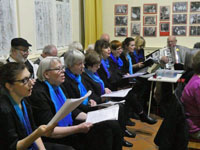 Stummfilm mit Musikbegleitung - der Gofenberg-Chor im Kulturbahnhof