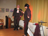 Kriminaltango im Bahnhof am 8.2.2017 mit Katharina Richter und Rudolf Gäbler