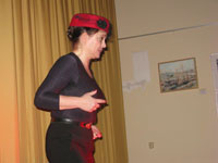 Kriminaltango im Bahnhof am 8.2.2017 mit Katharina Richter und Rudolf Gäbler