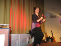 Kriminaltango im Bahnhof am 8.2.2017 mit Katharina Richter und Rudolf Gäbler