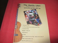 Ukulelen im Bahnhof  mit den `The Gentle Ukes´ am 15. März 2017