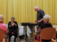 Krimilesung mit Musik: Kai Artinger, Thomas Holm und Eddie Hayes am 12.05.2017