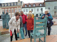 Tagesausflug in die Uckermark am 24. Mai 2017 - Marktplatz in Angermünde