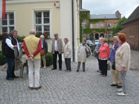 Tagesausflug in die Uckermark am 24. Mai 2017 - am Rathaus in Angermünde