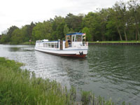 Tagesausflug in die Uckermark am 24. Mai 2017 - Schiff Luise zur Fahrt ins Hebewerk