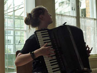 Akkordeonmusik der Meisterklasse:  Marlada Thon im Bürgertreffpunkt (07. Juni 2017)