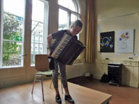 Akkordeonmusik der Meisterklasse:  Marlada Thon im Bürgertreffpunkt (07. Juni 2017)