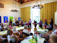 Mächtig , mitreißend und etwas schräg - das Bläserensemble Mukarabu im Kulturbahnhof (28.06.2017)