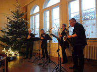 Musikalischer Auftakt zur Adventszeit mit dem Saxofonquartett