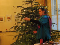 Es war einmal... Märchenerzählerin Astrid Heiland-Vondruska am 20. Dezember im Kulturbahnhof