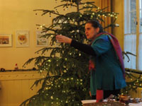 Es war einmal... Märchenerzählerin Astrid Heiland-Vondruska am 20. Dezember im Kulturbahnhof