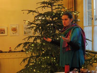 Es war einmal... Märchenerzählerin Astrid Heiland-Vondruska am 20. Dezember im Kulturbahnhof