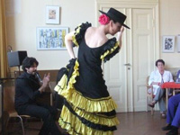 Flamenco-Darbietung am 15. April 2015 im Bürgertreffpunkt